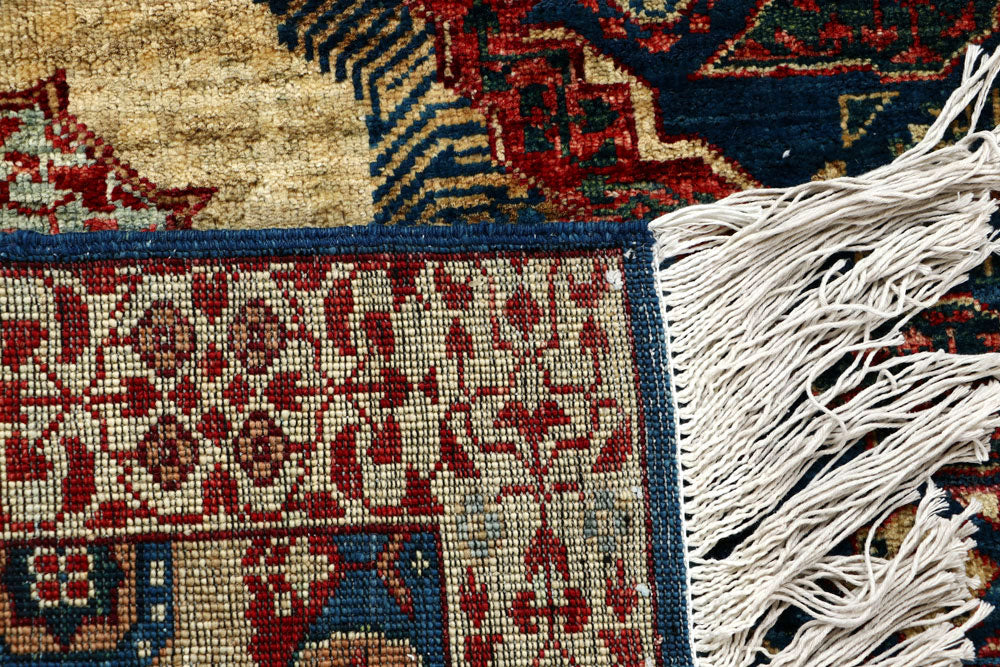 Navy Mamluk 3' 3 x 4' 10 - No. 62069 - ALRUG Rug Store