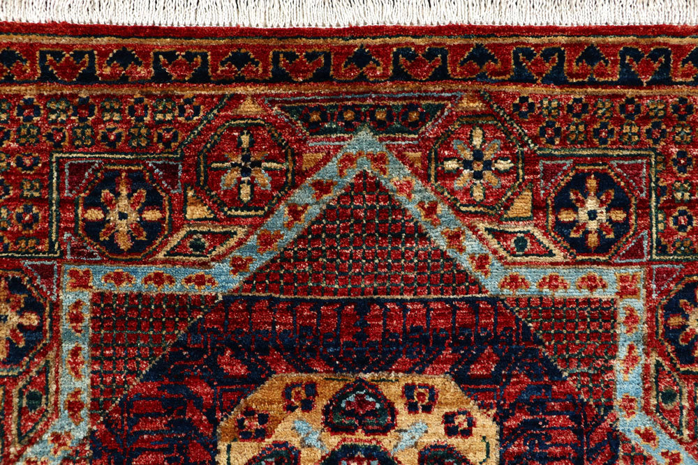 Multi Colored Mamluk 3' 4 x 4' 10 - No. 62071 - ALRUG Rug Store