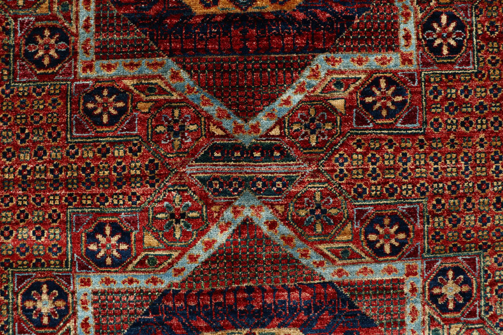 Multi Colored Mamluk 3' 4 x 4' 10 - No. 62071 - ALRUG Rug Store