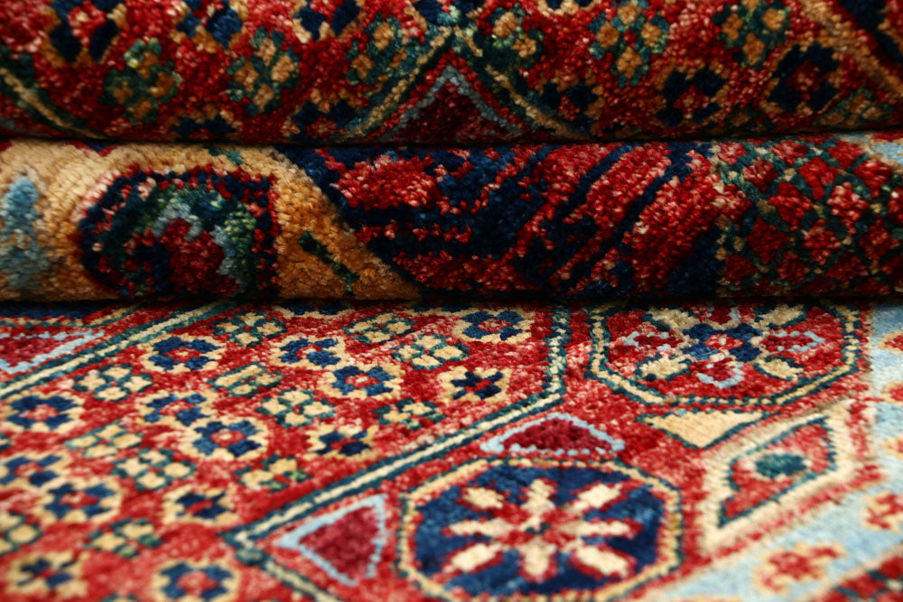 Multi Colored Mamluk 3' 4 x 4' 10 - No. 62071 - ALRUG Rug Store
