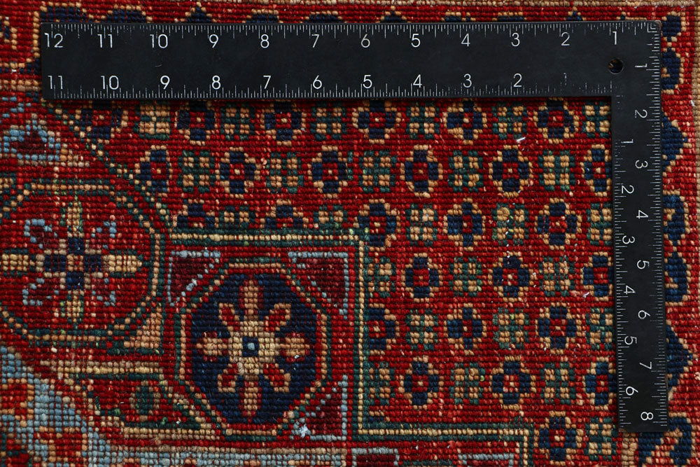 Multi Colored Mamluk 3' 4 x 4' 10 - No. 62071 - ALRUG Rug Store