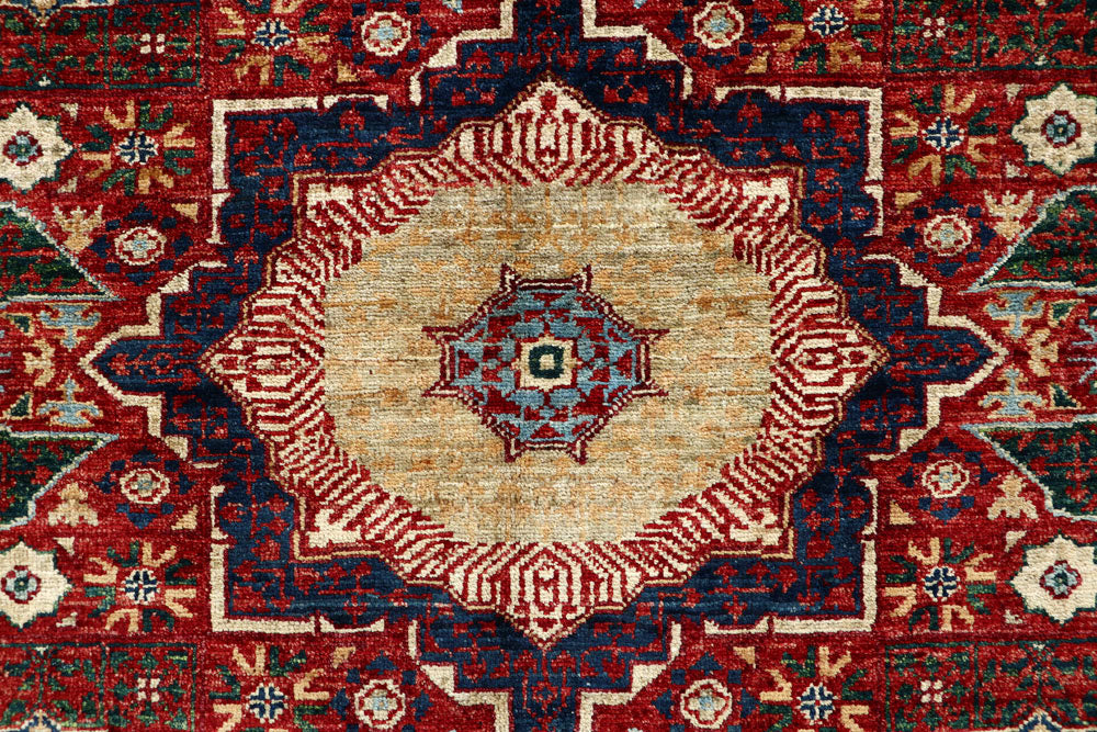 Firebrick Mamluk 3' 2 x 4' 10 - No. 62072 - ALRUG Rug Store