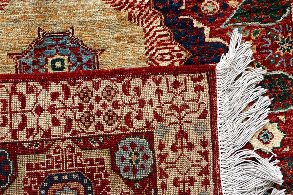 Firebrick Mamluk 3' 2 x 4' 10 - No. 62072 - ALRUG Rug Store