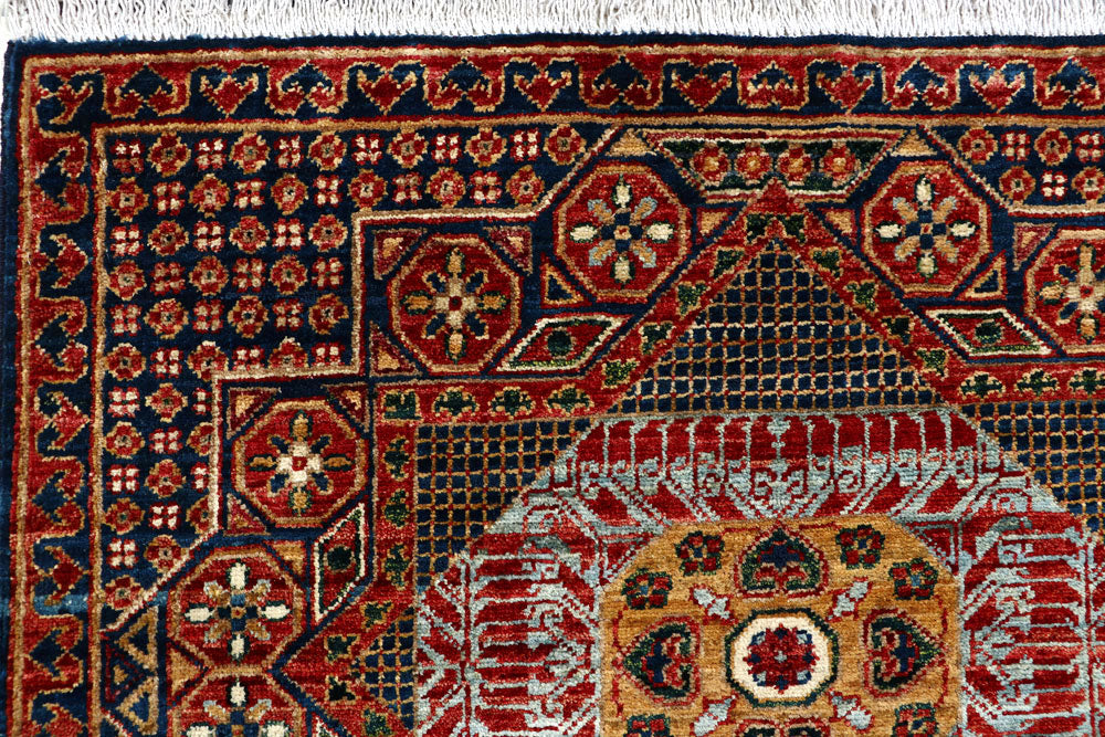 Multi Colored Mamluk 3' 4 x 4' 8 - No. 62073 - ALRUG Rug Store