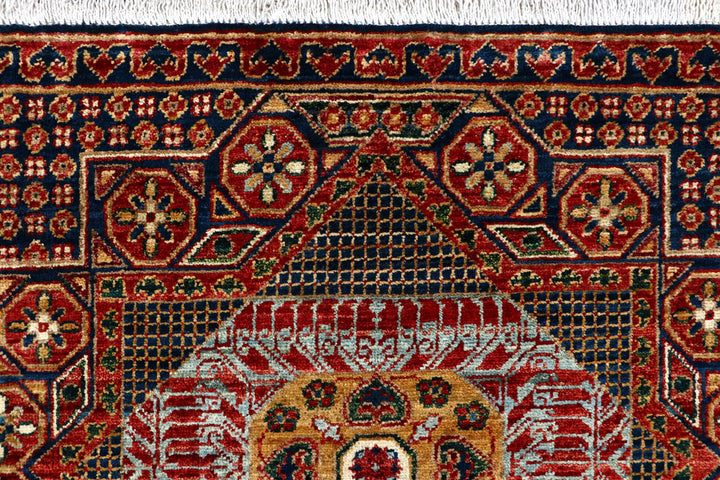 Multi Colored Mamluk 3' 4 x 4' 8 - No. 62073 - ALRUG Rug Store
