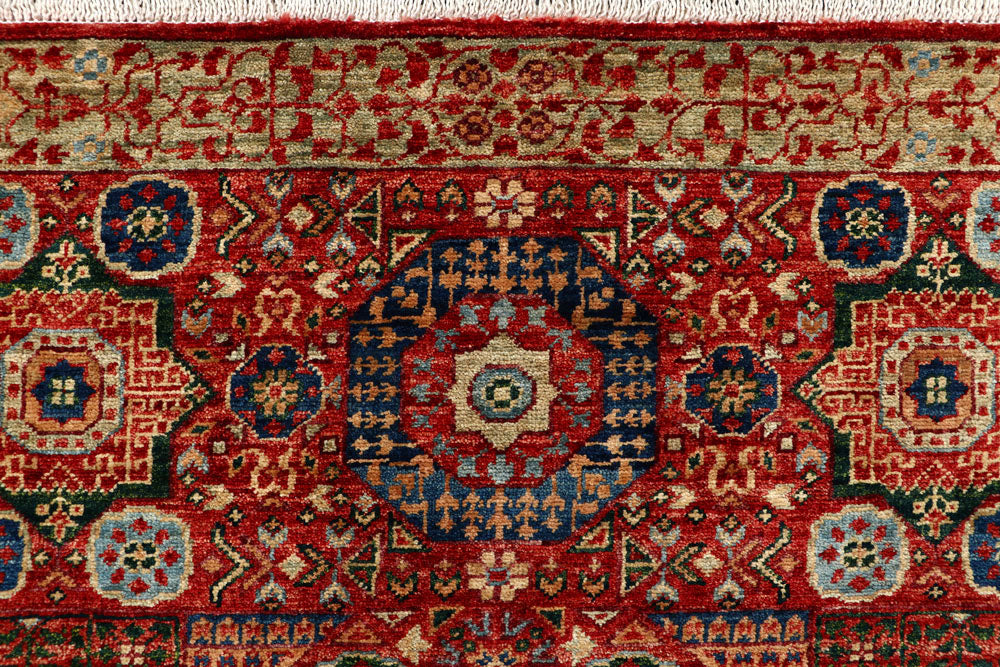 Firebrick Mamluk 3' 4 x 5' 1 - No. 62077 - ALRUG Rug Store