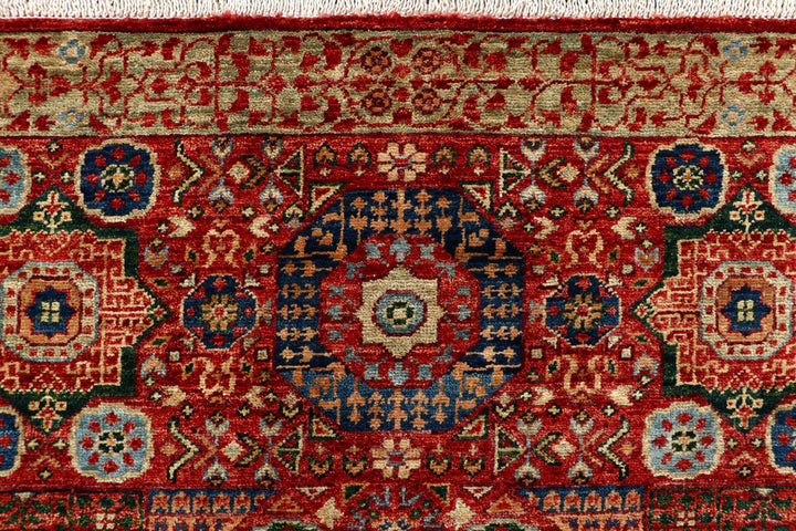 Firebrick Mamluk 3' 4 x 5' 1 - No. 62077 - ALRUG Rug Store