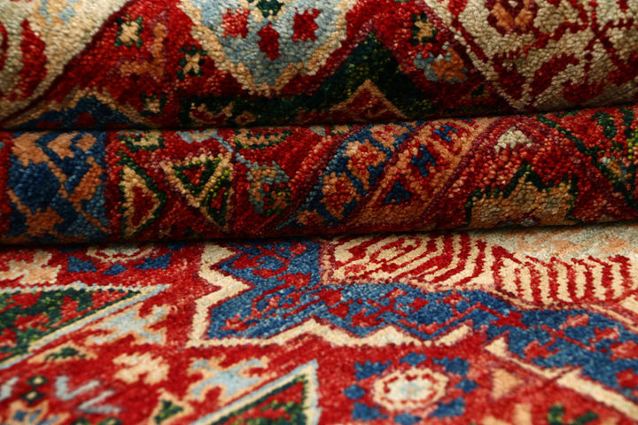 Firebrick Mamluk 3' 4 x 5' 1 - No. 62077 - ALRUG Rug Store