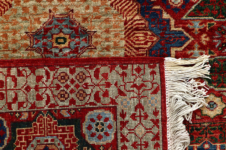 Firebrick Mamluk 3' 4 x 5' 1 - No. 62077 - ALRUG Rug Store