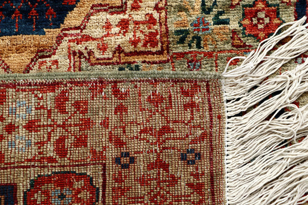 Dark Sea Green Mamluk 2' 9 x 5' - No. 62078 - ALRUG Rug Store