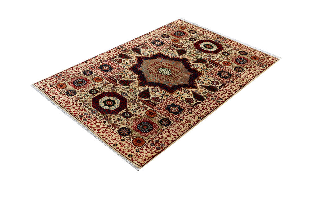 Cornsilk Mamluk 3' 3 x 4' 11 - No. 62083 - ALRUG Rug Store