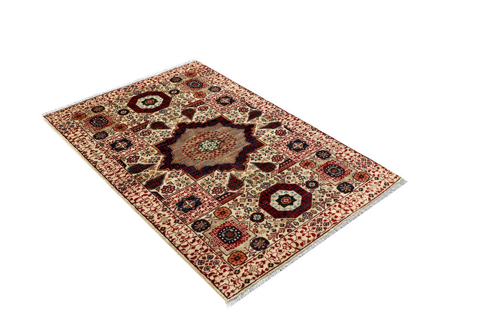 Cornsilk Mamluk 3' 3 x 4' 11 - No. 62083 - ALRUG Rug Store