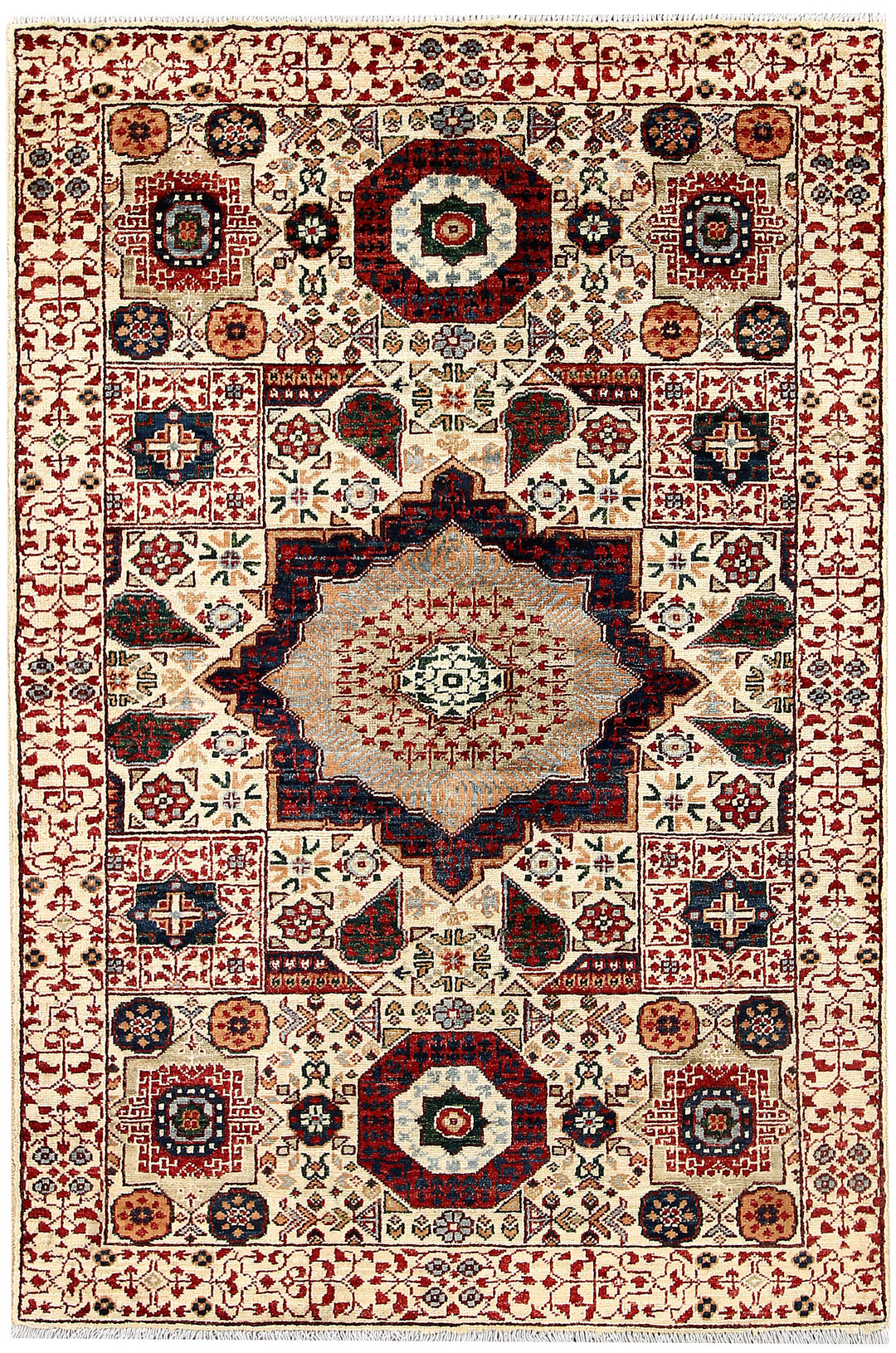 Cornsilk Mamluk 3' 3 x 4' 11 - No. 62083 - ALRUG Rug Store