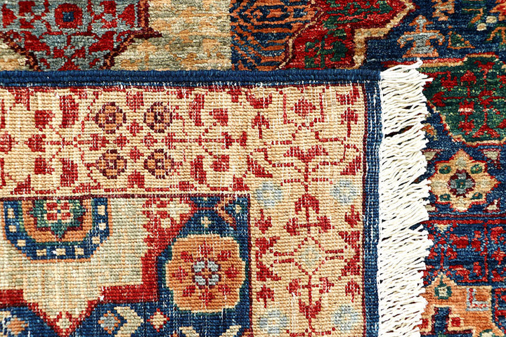 Dark Blue Mamluk 3' 2 x 5' 1 - No. 62086 - ALRUG Rug Store