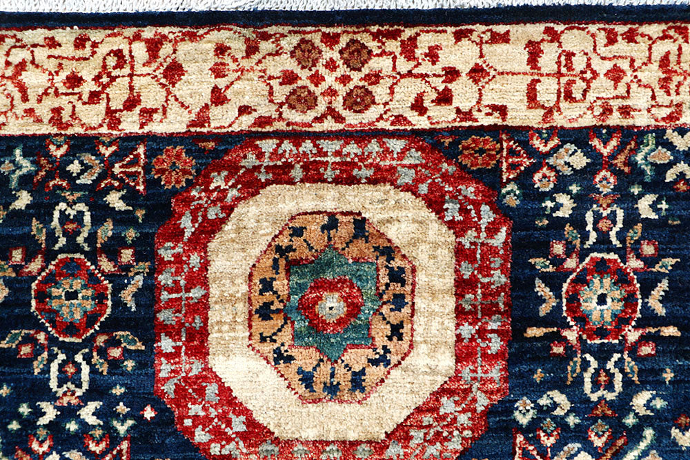 Midnight Blue Mamluk 3' 3 x 5' 1 - No. 62088 - ALRUG Rug Store