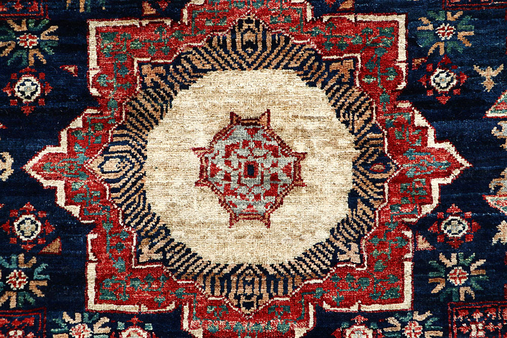 Midnight Blue Mamluk 3' 3 x 5' 1 - No. 62088 - ALRUG Rug Store