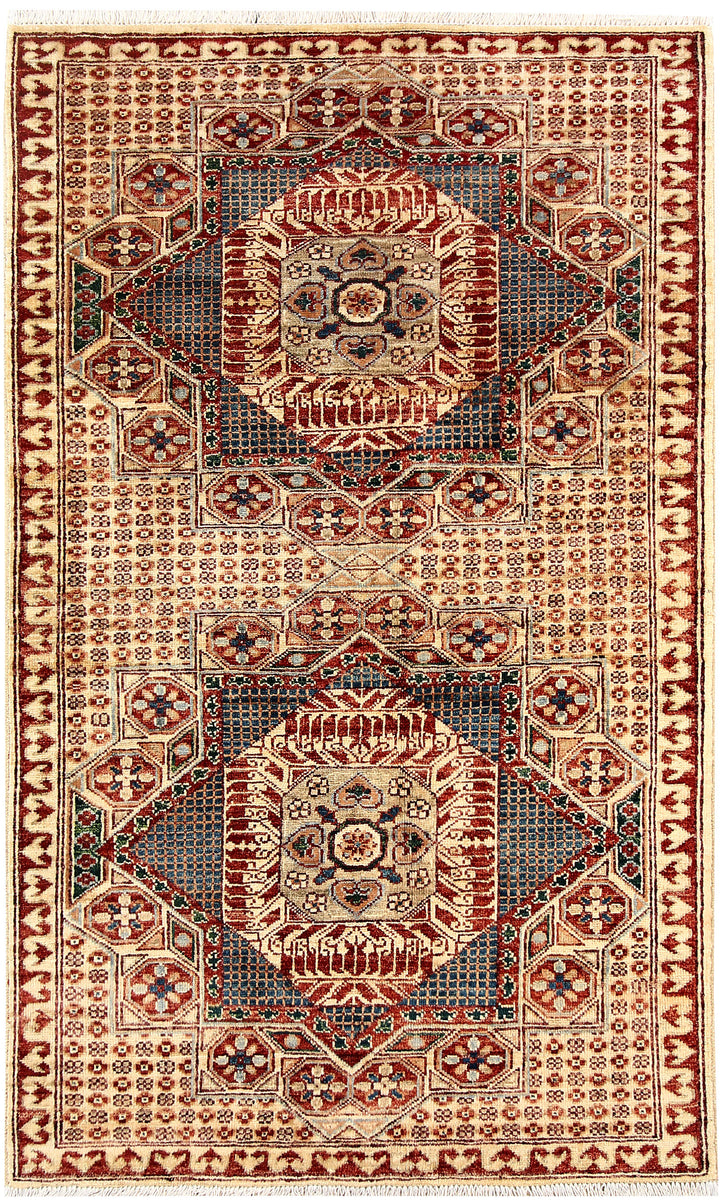Blanched Almond Mamluk 3' 1 x 5' 1 - No. 62089 - ALRUG Rug Store