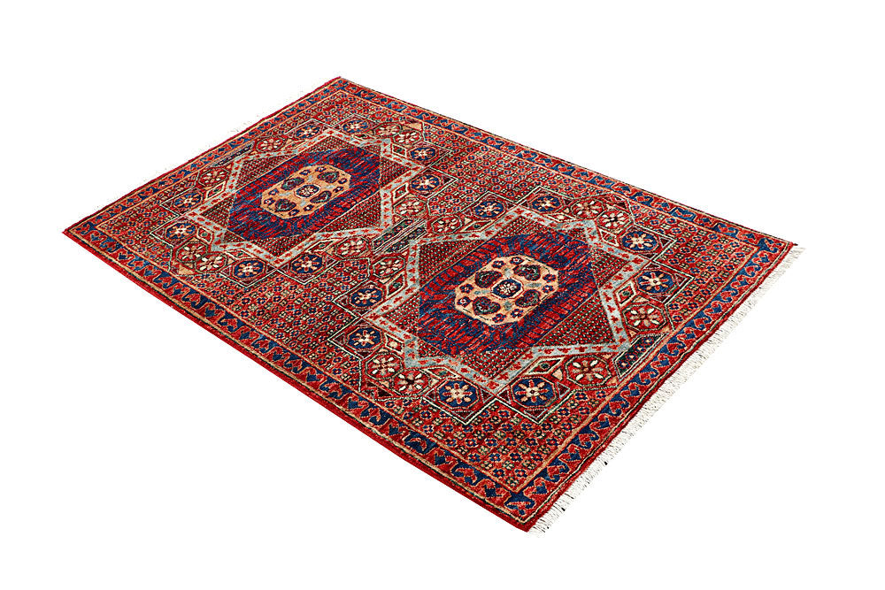 Firebrick Mamluk 3' 3 x 4' 10 - No. 62094 - ALRUG Rug Store