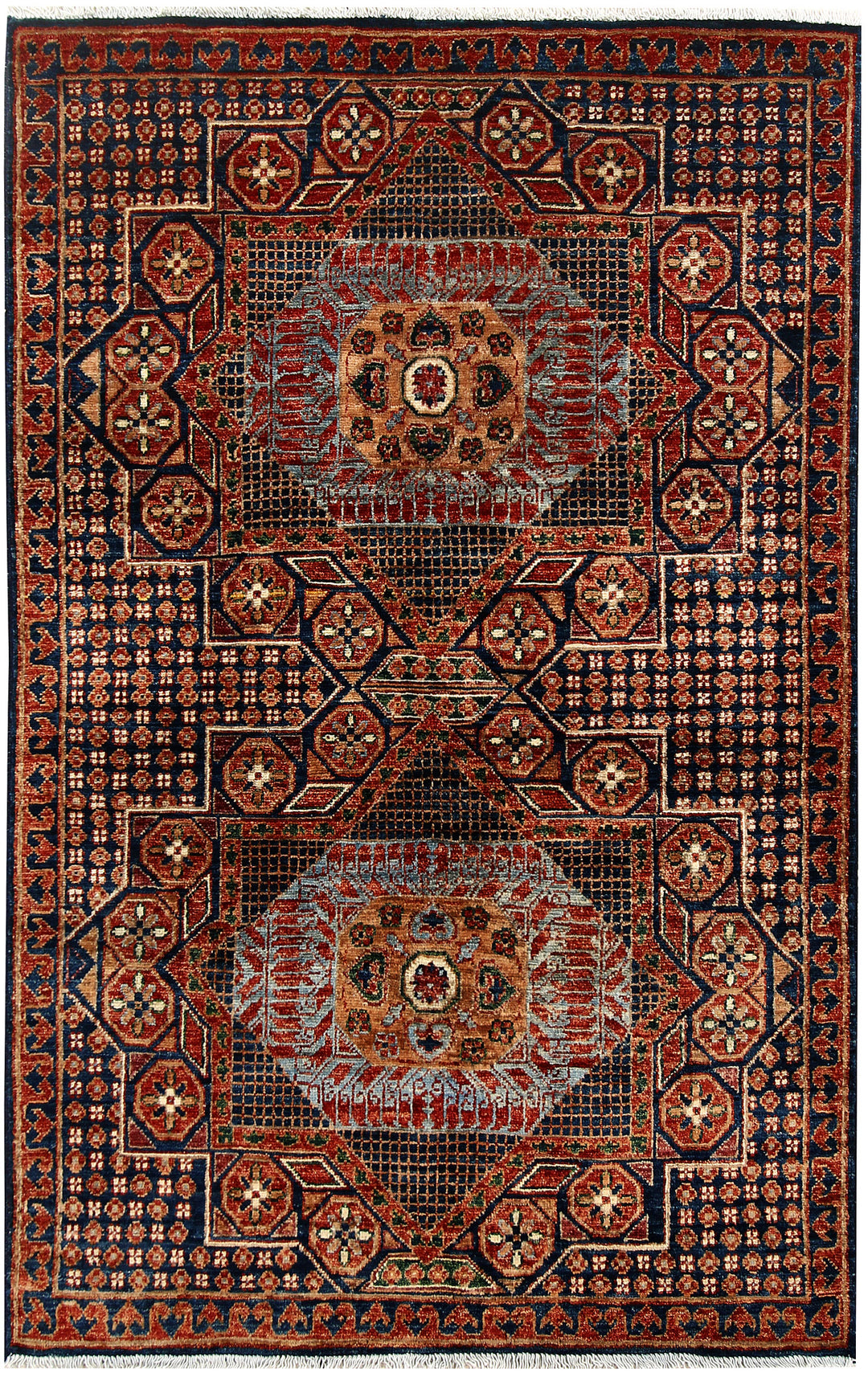 Multi Colored Mamluk 3' 3 x 5' 1 - No. 62100 - ALRUG Rug Store
