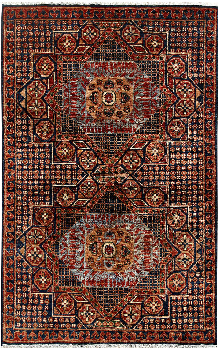 Multi Colored Mamluk 3' 3 x 5' 1 - No. 62100 - ALRUG Rug Store