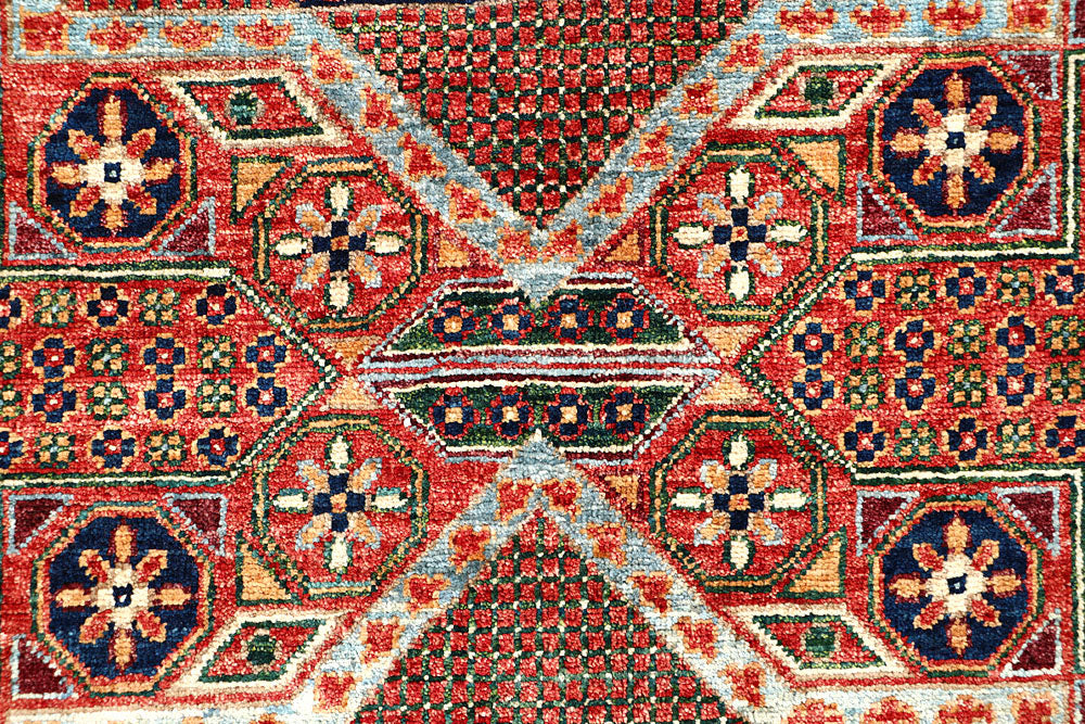 Multi Colored Mamluk 3' 3 x 4' 10 - No. 62102 - ALRUG Rug Store