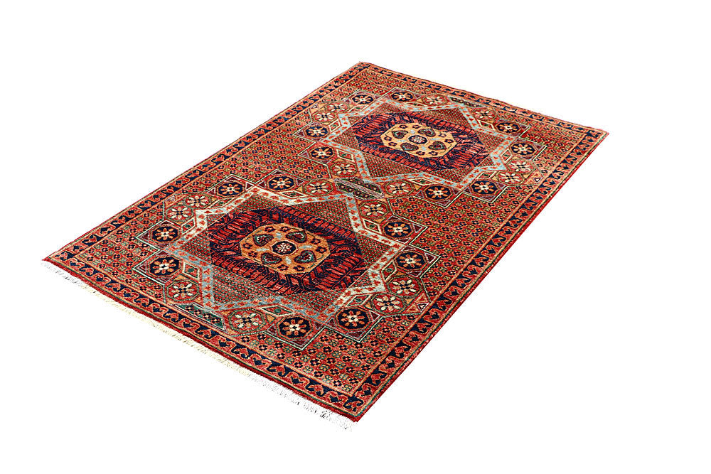 Multi Colored Mamluk 3' 3 x 4' 10 - No. 62102 - ALRUG Rug Store