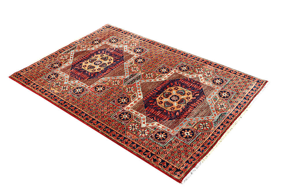 Multi Colored Mamluk 3' 3 x 4' 10 - No. 62102 - ALRUG Rug Store