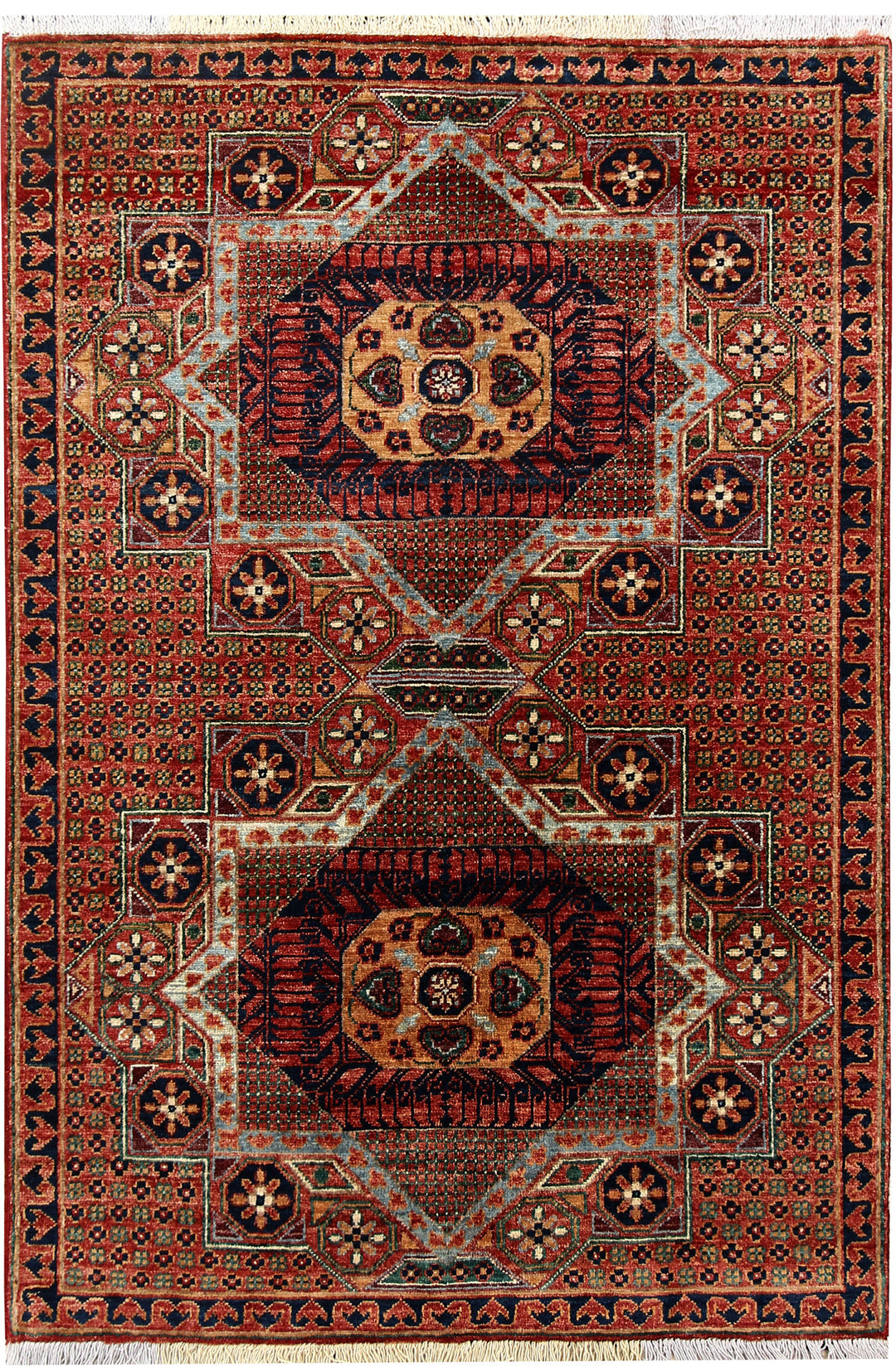 Multi Colored Mamluk 3' 3 x 4' 10 - No. 62102 - ALRUG Rug Store