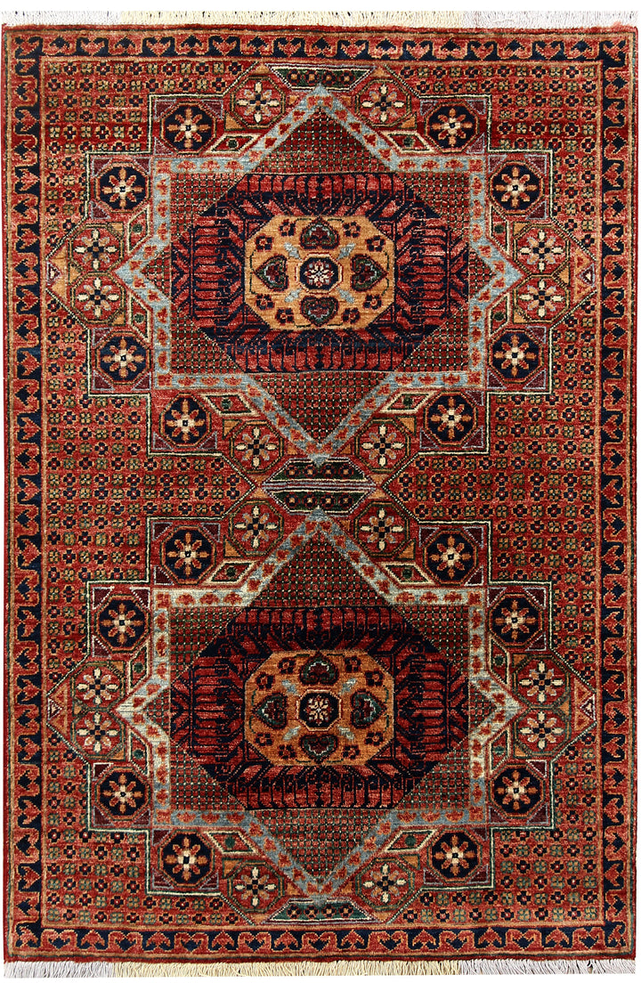 Multi Colored Mamluk 3' 3 x 4' 10 - No. 62102 - ALRUG Rug Store