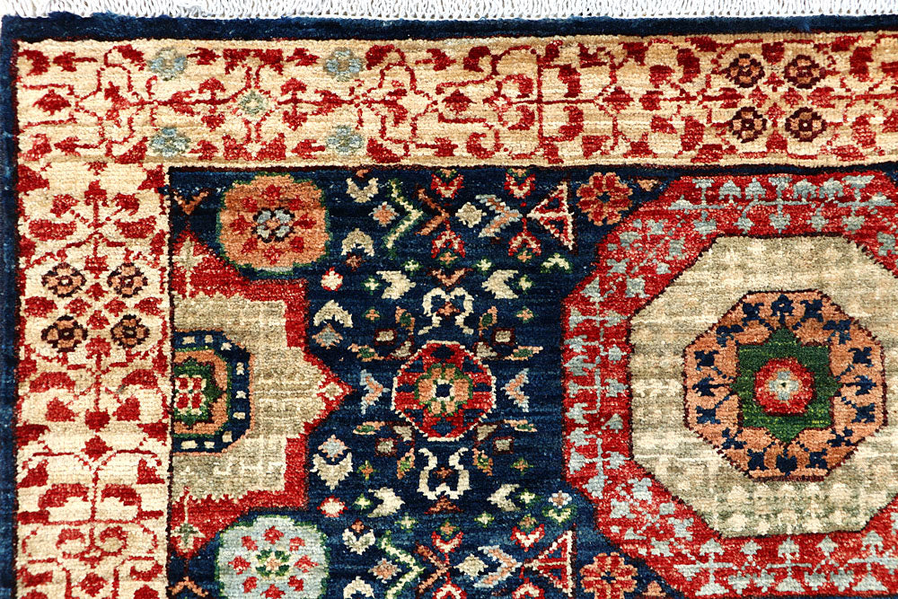 Midnight Blue Mamluk 3' 3 x 5' - No. 62107 - ALRUG Rug Store