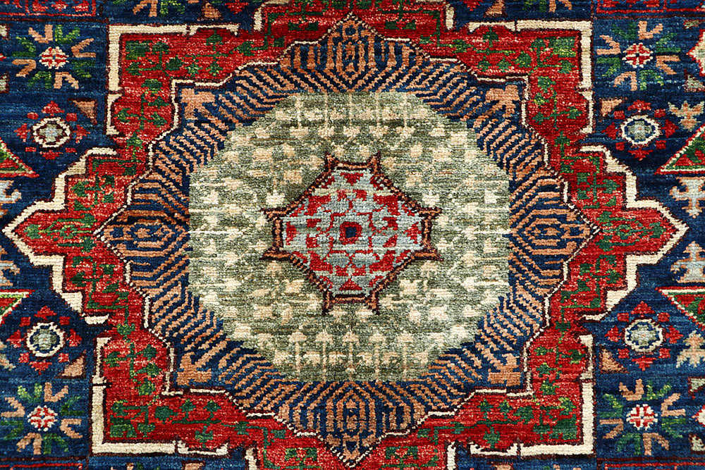 Midnight Blue Mamluk 3' 3 x 5' - No. 62107 - ALRUG Rug Store