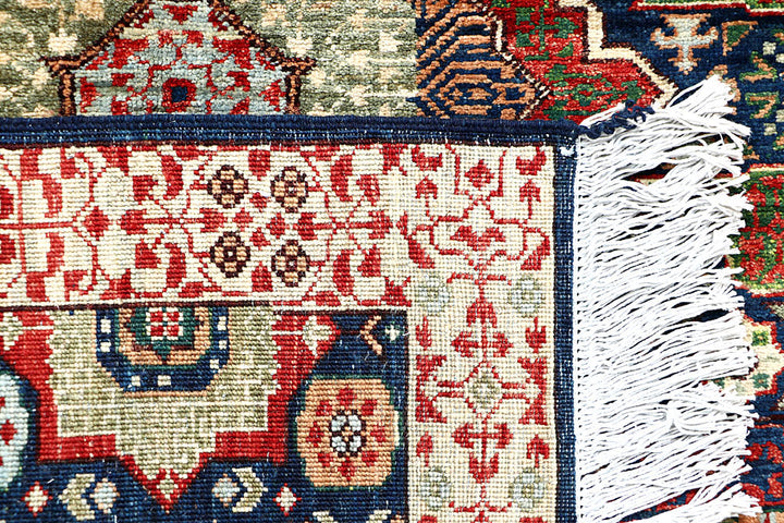 Midnight Blue Mamluk 3' 3 x 5' - No. 62107 - ALRUG Rug Store