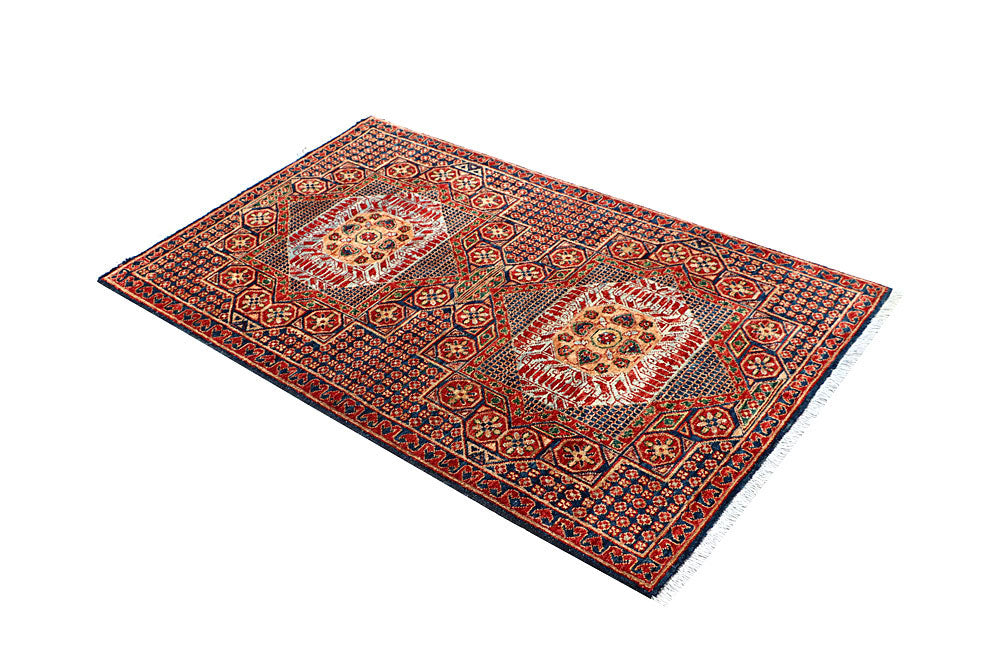 Multi Colored Mamluk 3' 2 x 5' 2 - No. 62108 - ALRUG Rug Store
