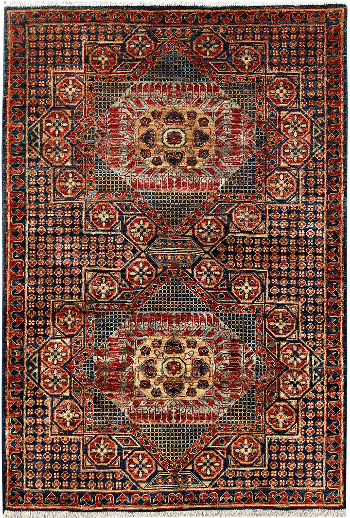 Multi Colored Mamluk 3' 3 x 4' 11 - No. 62112 - ALRUG Rug Store
