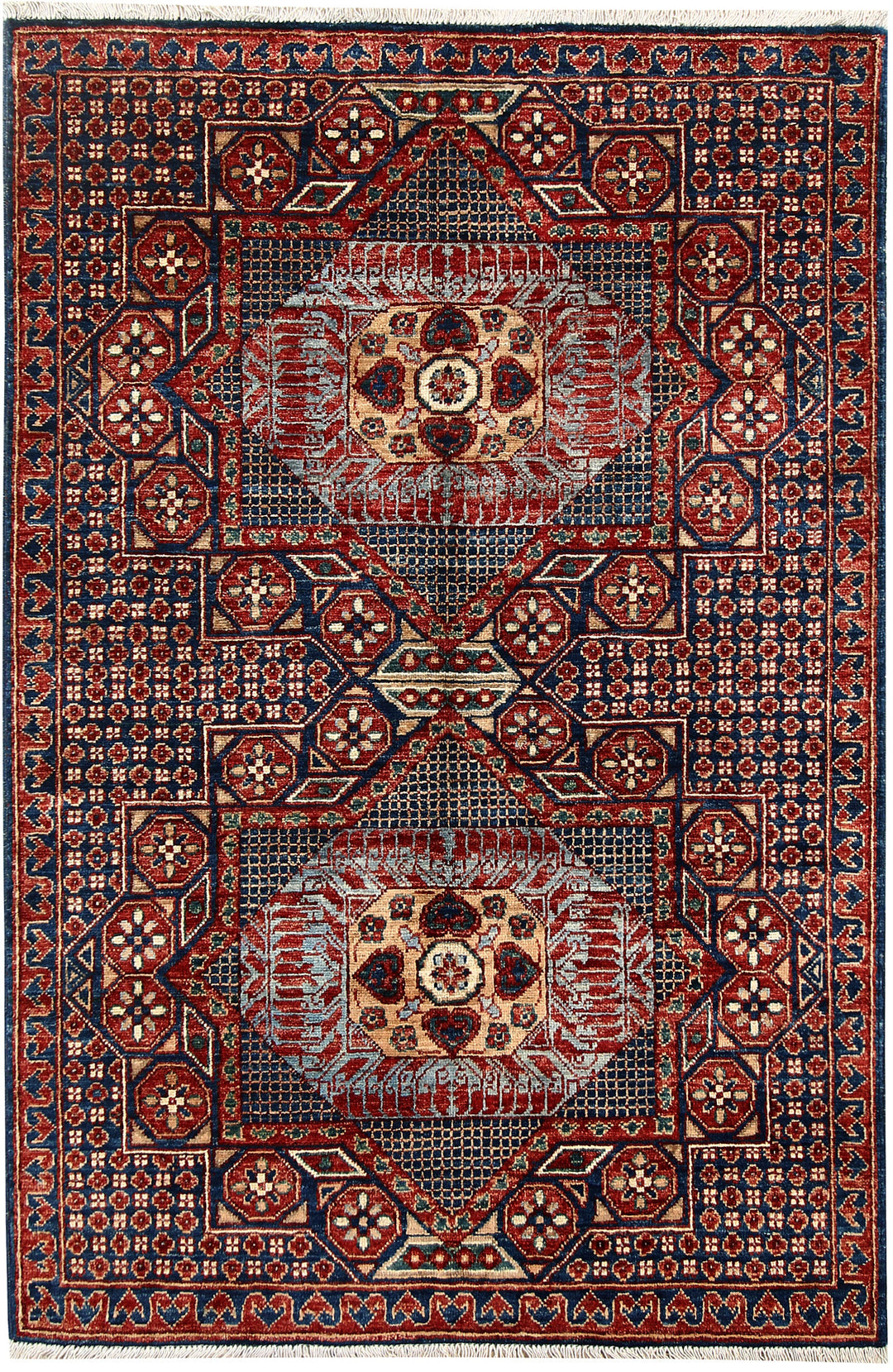 Multi Colored Mamluk 3' 2 x 5' - No. 62117 - ALRUG Rug Store