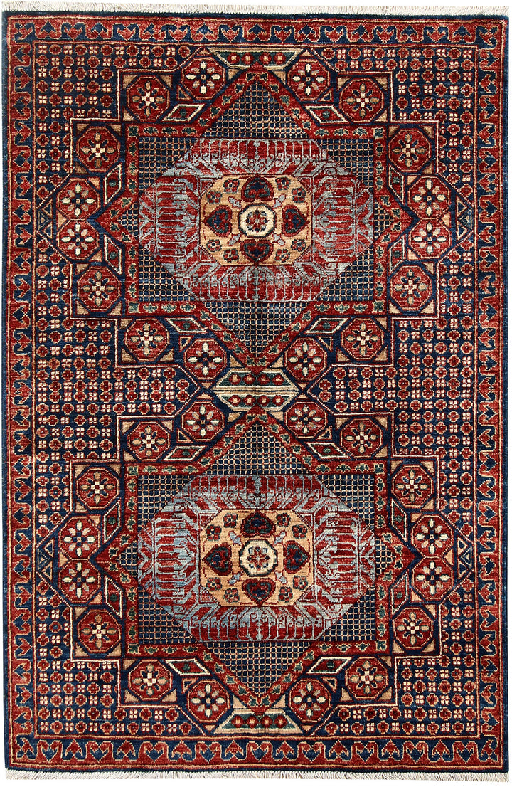 Multi Colored Mamluk 3' 2 x 5' - No. 62117 - ALRUG Rug Store