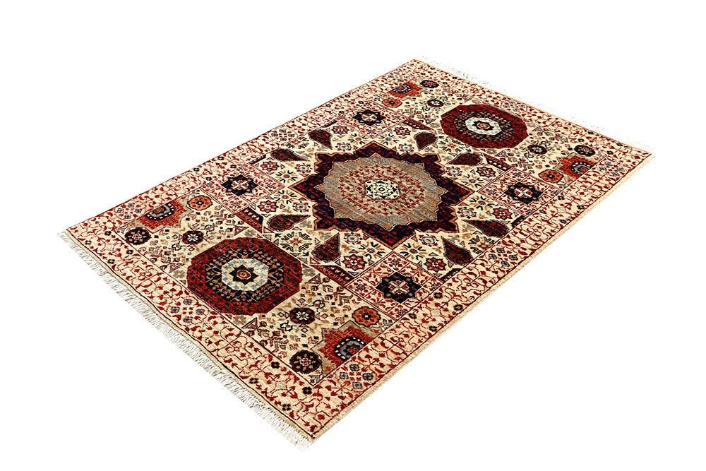 Cornsilk Mamluk 3' 3 x 4' 11 - No. 62118 - ALRUG Rug Store