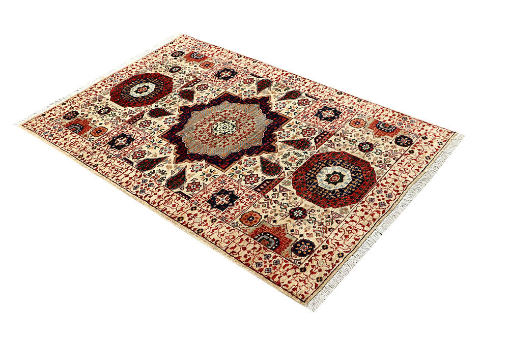 Cornsilk Mamluk 3' 3 x 4' 11 - No. 62118 - ALRUG Rug Store