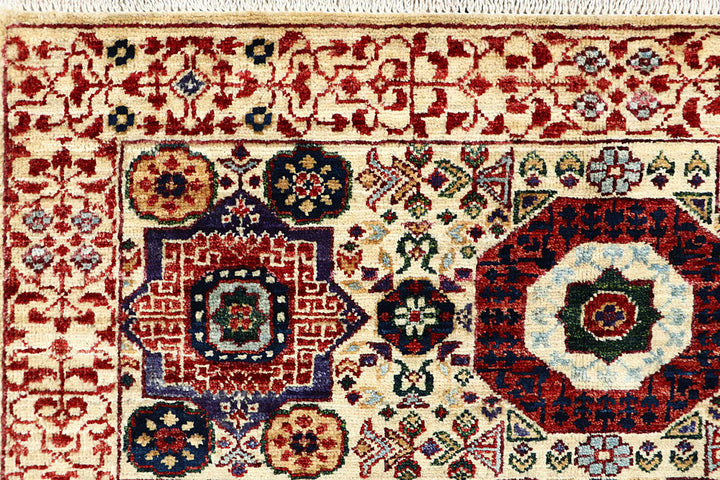 Cornsilk Mamluk 3' 3 x 4' 11 - No. 62120 - ALRUG Rug Store