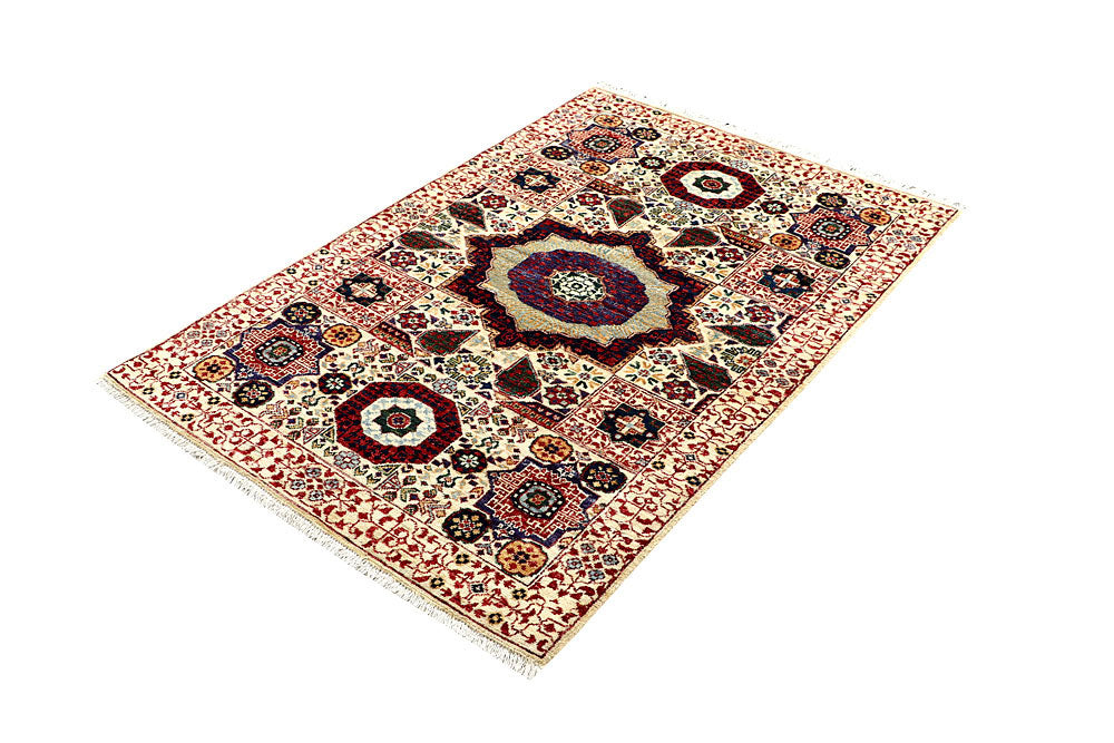 Cornsilk Mamluk 3' 3 x 4' 11 - No. 62120 - ALRUG Rug Store