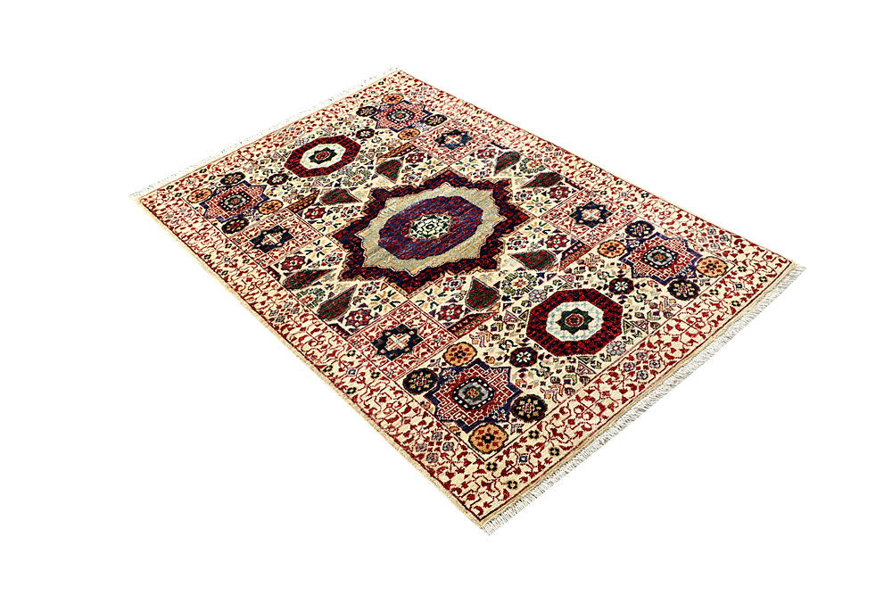 Cornsilk Mamluk 3' 3 x 4' 11 - No. 62120 - ALRUG Rug Store