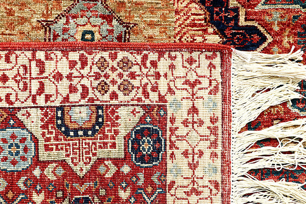 Firebrick Mamluk 3' 4 x 4' 11 - No. 62121 - ALRUG Rug Store