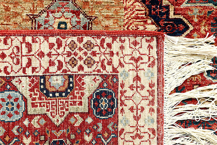 Firebrick Mamluk 3' 4 x 4' 11 - No. 62121 - ALRUG Rug Store