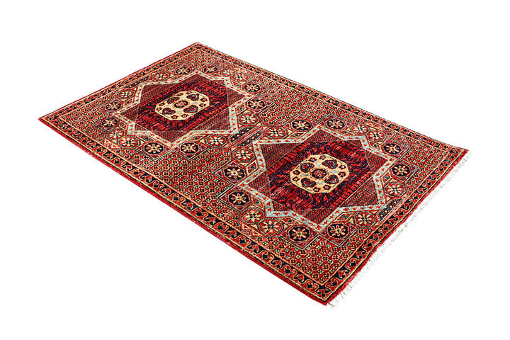 Multi Colored Mamluk 3' 3 x 4' 11 - No. 62124 - ALRUG Rug Store