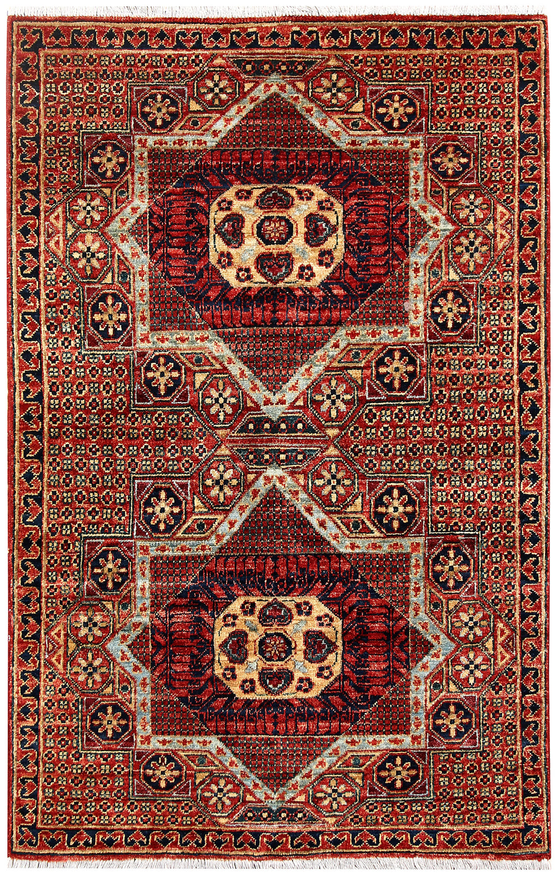 Multi Colored Mamluk 3' 3 x 4' 11 - No. 62124 - ALRUG Rug Store
