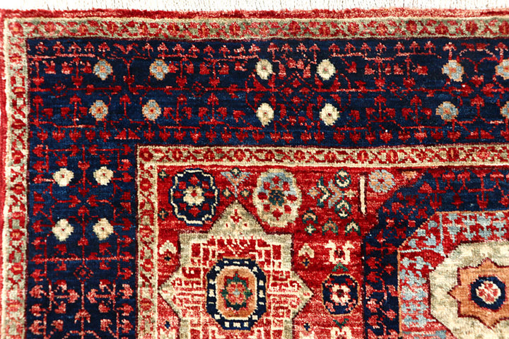 Firebrick Mamluk 3' 9 x 6' - No. 62131 - ALRUG Rug Store