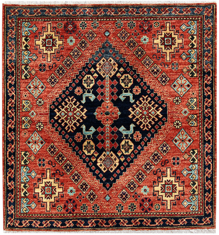 Brown Mamluk 4' x 4' 3 - No. 62147 - ALRUG Rug Store
