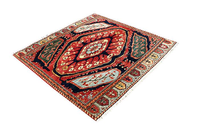 Firebrick Oushak 5' 1 x 4' 11 - No. 62149 - ALRUG Rug Store