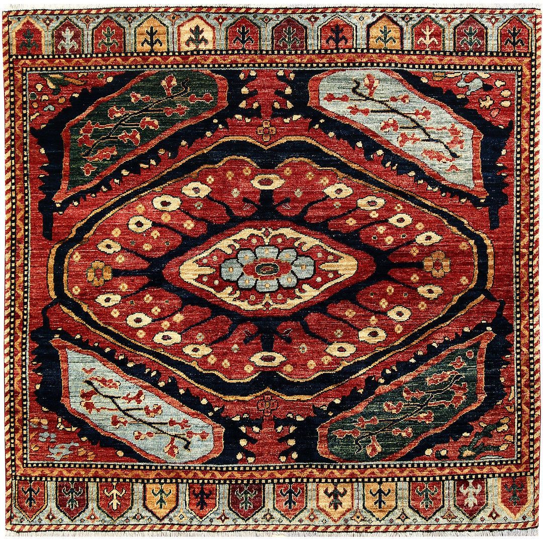 Firebrick Oushak 5' 1 x 4' 11 - No. 62149 - ALRUG Rug Store