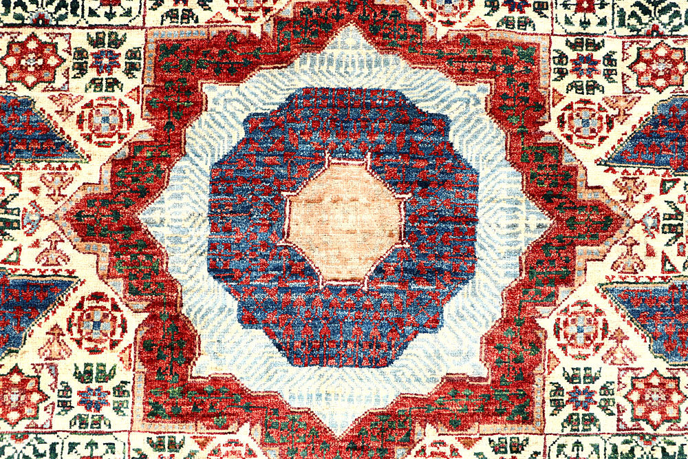 Cornsilk Mamluk 5' x 6' 11 - No. 62152 - ALRUG Rug Store